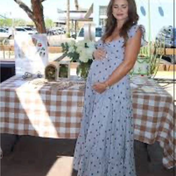 Pilcro Flutter-Sleeve Tiered Midi Dress - Picture 7 of 8